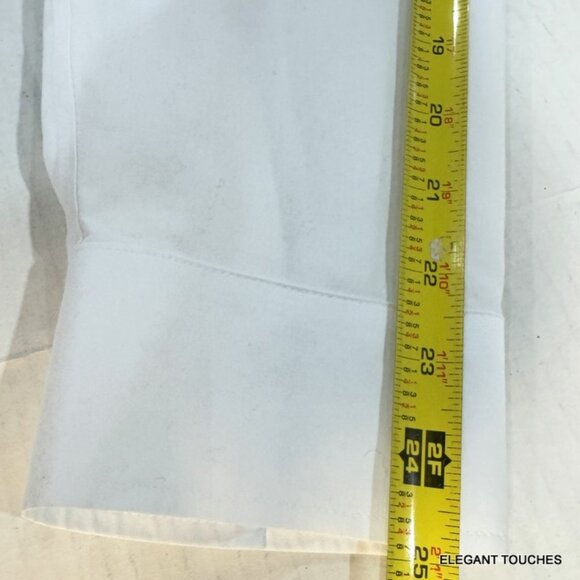 Investments II Woman TAYLOR Gold Label Button Up Shirt 20W White Work Top - Picture 13 of 15